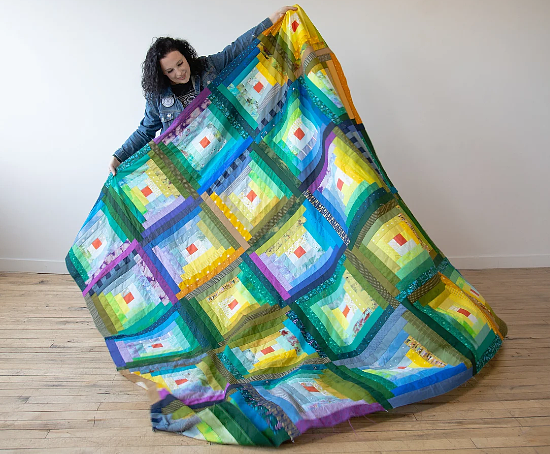 Scrappy Courthouse Steps Quilt Pattern