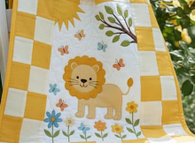 Lion Appliqué Quilt Pattern
