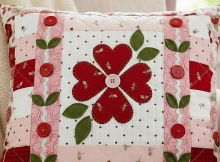 Valentine Hearts and Roses Pillow Pattern
