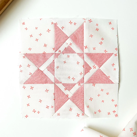 Homeward Star Quilt Block Pattern