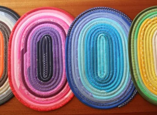 Make Colorful Placemats from Jelly Roll Strips
