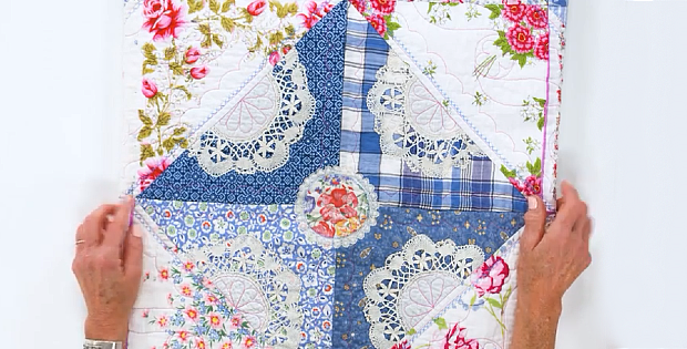 Hankies and Doilies Make a Lovely Quilt