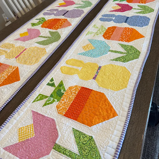 Bunny Trail Table Runner Quilt Pattern