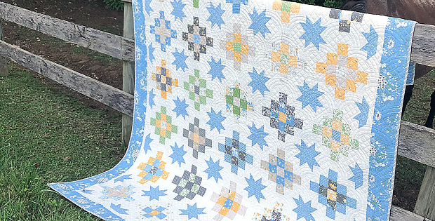 Patchy Stars Quilt Pattern