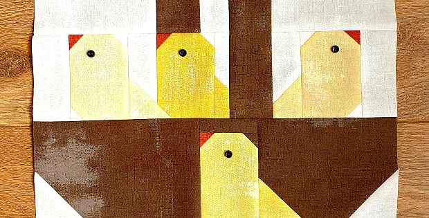 Easter Chicks Quilt Block Pattern