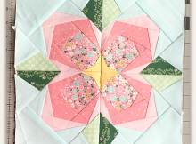 Spring Flower Quilt Block Pattern