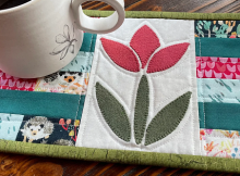 Bunny & Blooms Mug Rugs Pattern