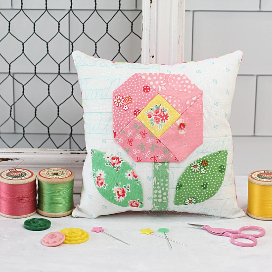 Bloom Pincushion Mini Pillow Pattern