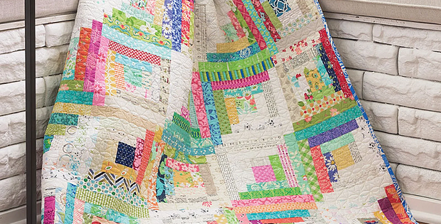 Laguna Log Cabin Quilt Pattern