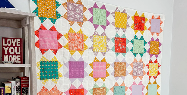 Bubble Stars Quilt Pattern