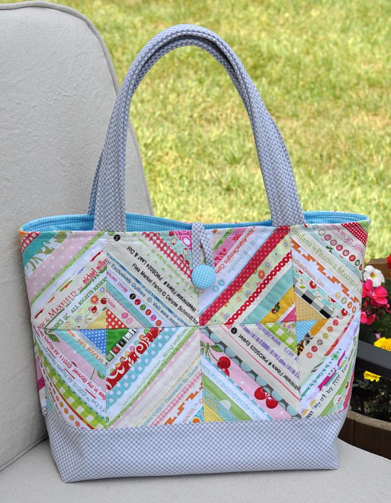 Market Tote Quilted Tote Bag Pattern
