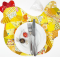 Patched Chicken Placemat Pattern