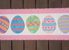 Easter Egg Table Runner Pattern