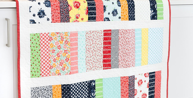 Jolly Bar Jig Shortcut Quilt Pattern