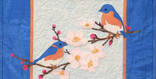 Bluebirds & Blossoms Quilt Pattern