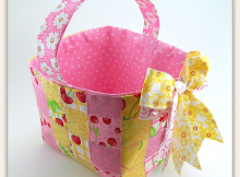 Woven Fabric Easter Basket Pattern