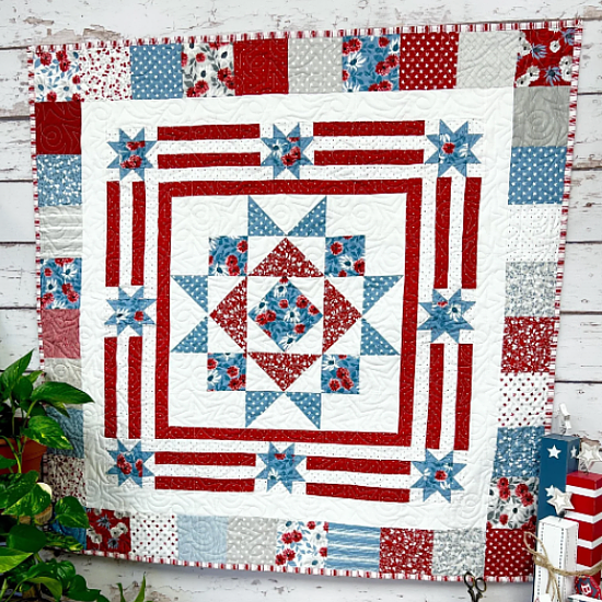 Patriotic Mystery Quilt Pattern