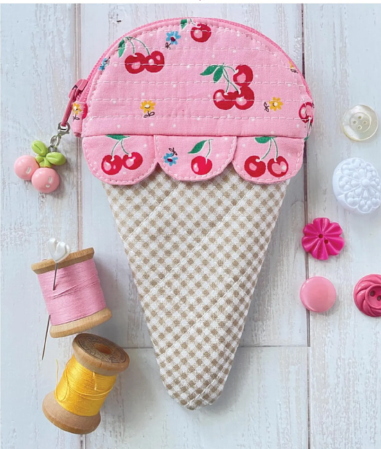 Ice Cream Cone Pouch Pattern