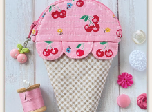 Ice Cream Cone Pouch Pattern