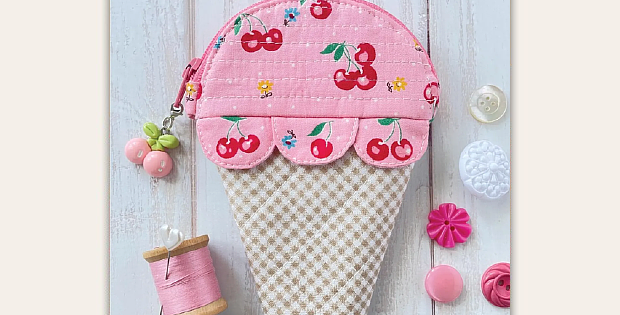 Ice Cream Cone Pouch Pattern
