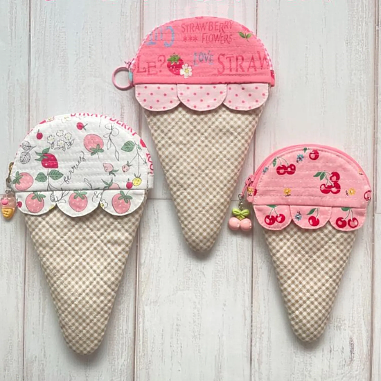 Ice Cream Cone Pouch Pattern