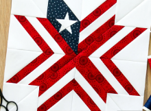 American Star 2 Quilt Block Pattern